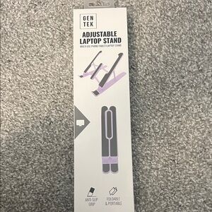 Adjustable Laptop Stand - Purple